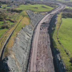 Cúil an Bhuacaigh- Drainage and Capping Complete-draenáil agus caipíniú críochnaithe